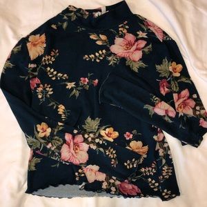 Floral design crop top